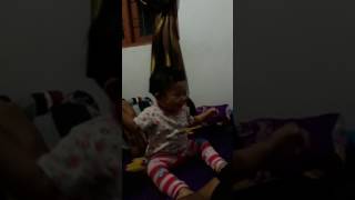 Dira pinter, anak lucu, ketawa ngakak, bayi pintar, anak langit,