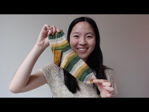 arieknits Ep. 27 - My First Self Striping Sock, and Big Little Yarn Co Yokai Monsters Collection
