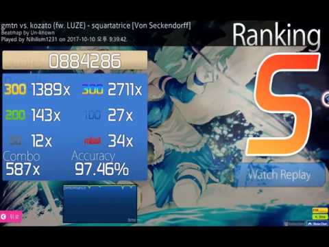 gmtn vs. kozato (fw. LUZE) - squartatrice [Von Seckendorff] 4Key S Rank