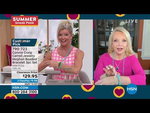 Connie Craig Carroll Jewelry Meghan Beaded Bracelet 3pie...