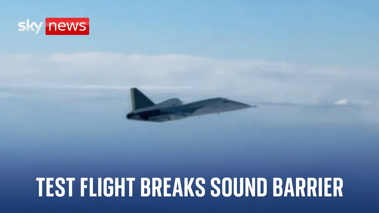 'New Concorde' prototype jet breaks sound barrier