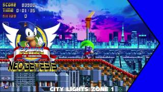 Sonic Neo Genesis [Soundtrack] - City Lights Zone (Act 1)