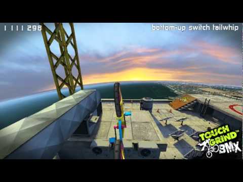 World record: touchgrind BMX on Skyline - Touchgrind BMX