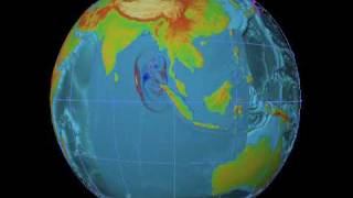 Tsunami Waves Somali Coast 2004 Indian Ocean Tsunami