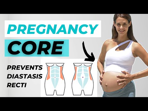 CORE WORKOUT during PREGNANCY to prevent Ab Separation / Diastasis Recti