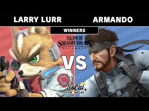 Smash Ultimate Tournament - Larry Lurr (Fox) Vs. Armando (Snake) Winners  - Socal Chronicles