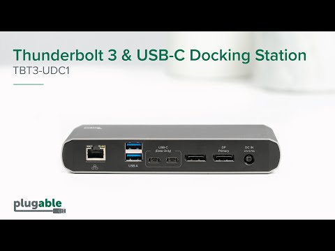 Plugable Thunderbolt 3 Docking Station Plugable Thunderbolt 3 Docking Station