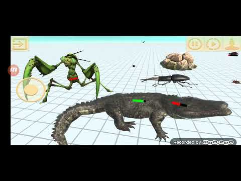 reptiles team vs giant invertebrates team animal revolt battle simulator