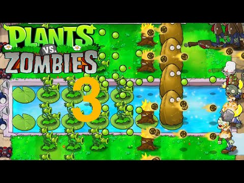 Feeling Nostalgic While Playing Plants VS Zombies | Part 3 | Threepeaters In The Backyard