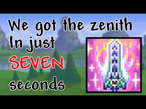 [WR] Zenith% in 7 Seconds | Terraria Speedrun