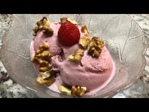 How to make strawberry, banana, coconut ice cream/no eggs/no sugar