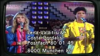 Lena Valaitis & Costa Cordalis - Wenn der Regen auf uns fällt 1985