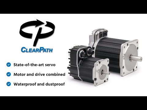 ClearPath: Teknic's Integrated Brushless Servo Motor,  Drive and Encoder