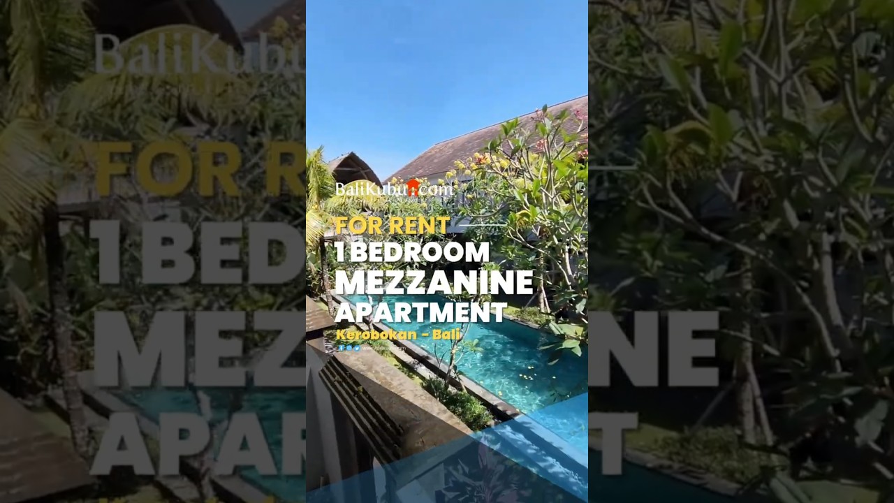 Stylish Mezzanine Apartment For Monthly Rent In Kerobokan Bali
