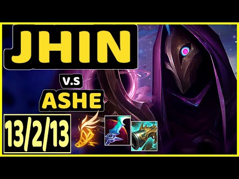 LODIK (JHIN) vs ASHE - 13/2/13 KDA BOTTOM ADC GAMEPLAY - EUW Ranked GRANDMASTER