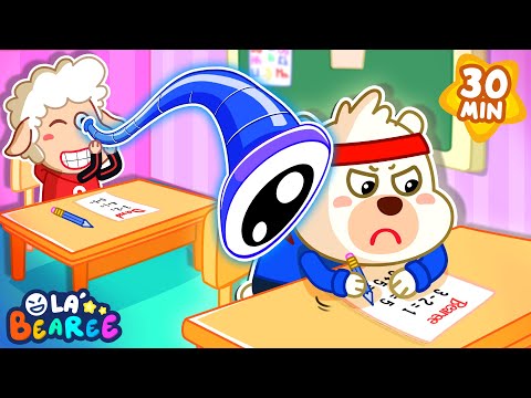 Olá Bearee⚡️ Não use truque na prova! Bom Aluno VS Mau Aluno❌ 30 Minutos de Desenho Animado Infantil