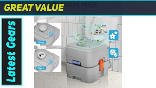 ELEISIOS Portable Toilet: The Ultimate Outdoor Comfort Solution!
