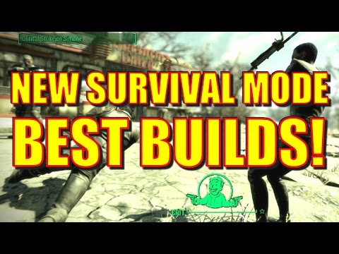 Fallout 4 New Survival Mode - Best Builds, Tips, Supply Lines vs. Homeless and more!