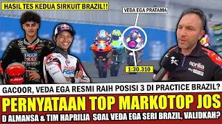 Download lagu VEDA EGA'S CLASS LY REACHES P3‼️APRILLIA & ALMANSA TEAM RECOGNIZES VEDA EGA'S MOTO 3 BRAZ... mp3