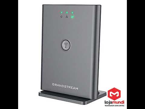 Video do produto Base VoIP DECT Grandstream DP752 — 10 Contas SIP, 5 Ramais Sem Fio e PoE Integrado