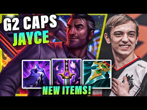 G2 CAPS PLAYING JAYCE TOP W/ NEW ITEMS VS KAYLE | PRESEASON S11 G2 CAPS STREAM GAMEPLAYS