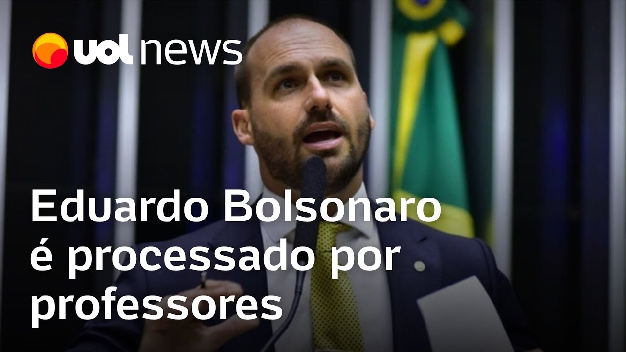 Eduardo Bolsonaro é processado por comparar professores a traficantes; associação pede R$ 62 milhões