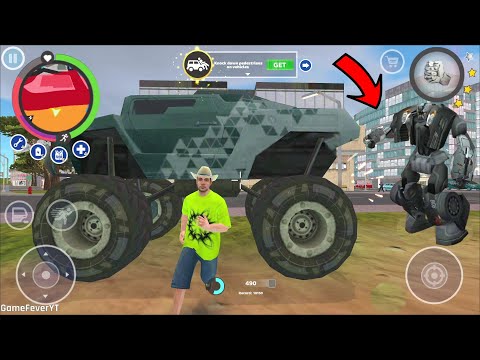Real Gangster Crime 2 - (Monster Truck Crush Mafia White Gangs) Giant Truck - Android Gameplay HD