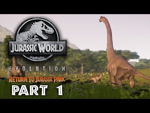 Jurassic World Evolution - RETURN TO JURASSIC PARK Gameplay Walkthrough Part 1 - MISSION 1 & 2