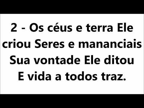 527 Dominador  É  Deus Harpa Cristã com legenda