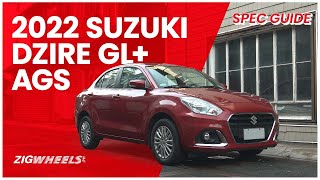 2022 Suzuki DZire GL+ AGS Spec Guide | Zigwheels.Ph