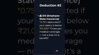 "Why Your Salary Is Always Less Than Your CTC? 💸 | Salary Deductions Explained" #salary