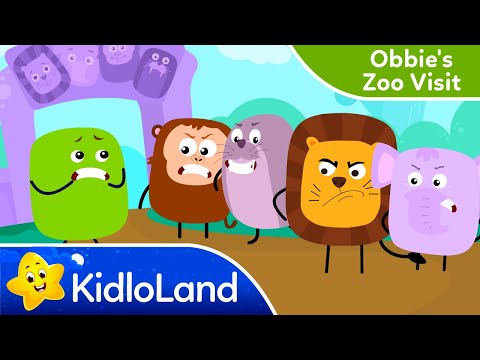 Obbie's Zoo Visit - Funny Animal Cartoon Videos for Kids