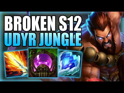 HOW TO PLAY UDYR JUNGLE & HARD CARRY GAMES IN S12! - Best Build/Runes S+ Guide - League of Legends