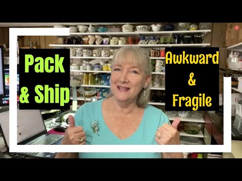 How to properly pack and ship glass or breakable items | ebay Etsy Poshmark