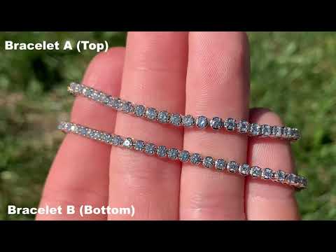 NATURAL DIAMOND vs LAB DIAMOND Tennis Bracelets (James Allen)