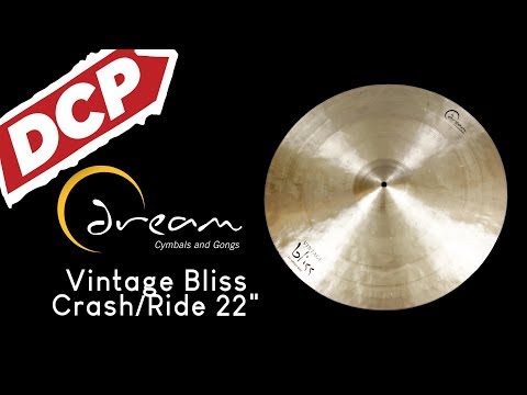 Dream Vintage Bliss Crash/Ride Cymbal 22" 2223 grams VBCRRI22