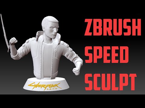 Cyberpunk 2077 ZBrush Sculpt