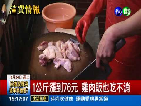 肉雞大漲52% 攤商快撐不住!
