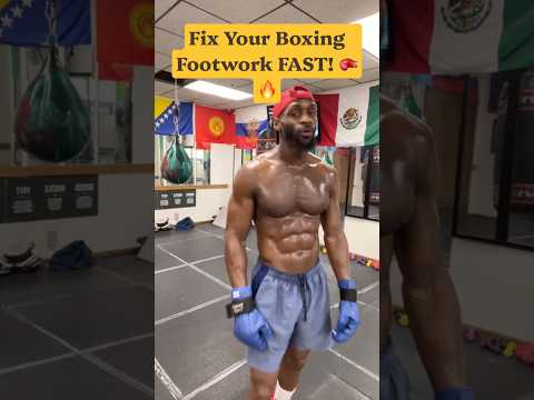 Fix Your Boxing Footwork FAST! 🥊🔥 #BoxingTips #Footwork #BoxingTraining #Shorts #subscribe #mma