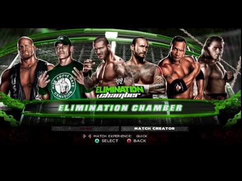 WWE ATTITUDE ERA VS PG ERA 3ON3  ELIMINATION CHAMBER MATCH