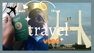 TRAVEL VLOG: Lagos to Abuja | my first flight experience | do AIRPEACE really have peace??