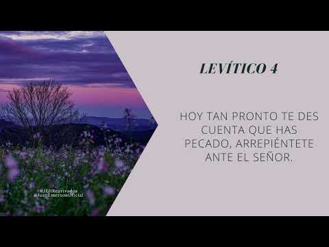 LEVÍTICO 4 - Comentario - Pr. Juan Emerson Hernández