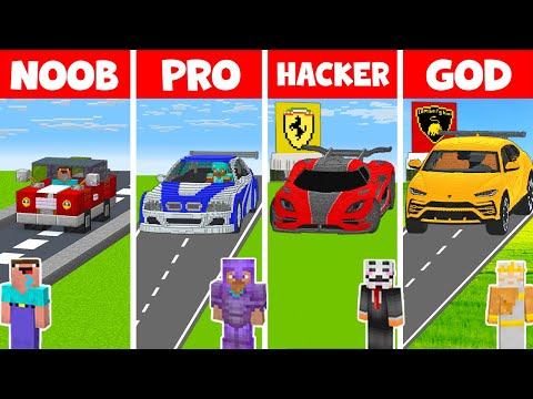 EPIC Minecraft Sport Car Challenge!!