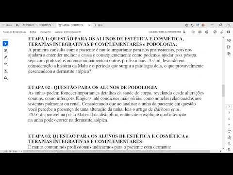 ETAPA 02 - QUESTÃO PARA OS ALUNOS DE PODOLOGIA