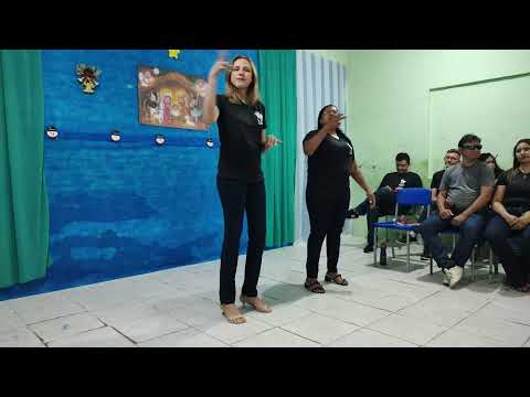 Música Bem Vindo de Luiza caspary e Jair Oliveira em Libras por Val e Irene