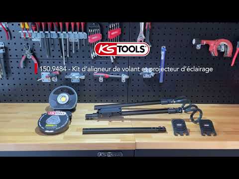 KS Tools - Kit d'aligneur de volant et projecteur d'éclairage (réf. 150.9484)