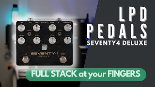 Video thumbnail for Marshall FULL STACK at your FINGERS // LPD Pedals Seventy4 Deluxe by gearfever