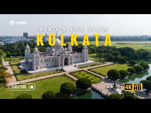 Aerial Tour of Kolkata | Explore Iconic Landmarks in 4K UHD | West Bengal