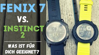 Vergleich Garmin Instinct 2 Solar vs. Fenix 7x - Welche Uhr lohnt sich mehr?