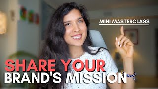 Personal Brand Mission Statement- Masterclass